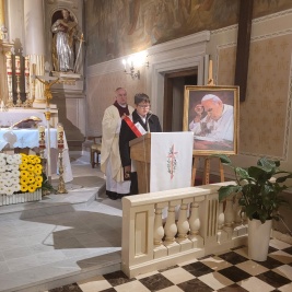 Uroczysta Msza Św. w pierwszą rocznicę sprowadzenia relikwii Jana Pawła II do Belska